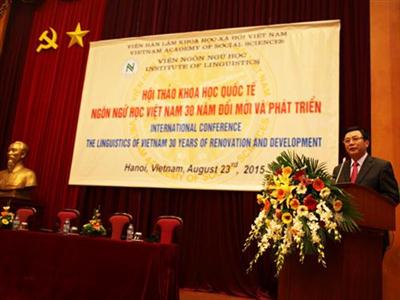 Hội thảo khoa học quốc tế: “Ngôn ngữ học Việt Nam 30 năm đổi mới và phát triển”